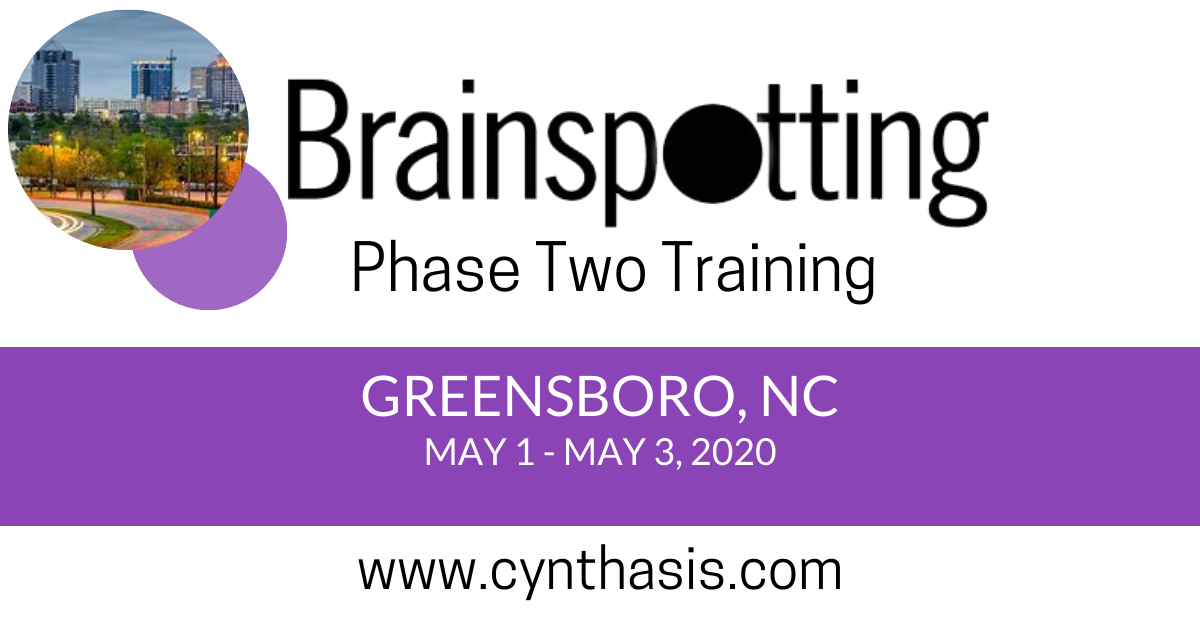 brainspotting training phase two greensboro north carolina