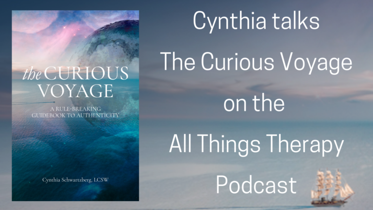 Cynthia talks The Curious Voyage on the All Things Therapy Podcast