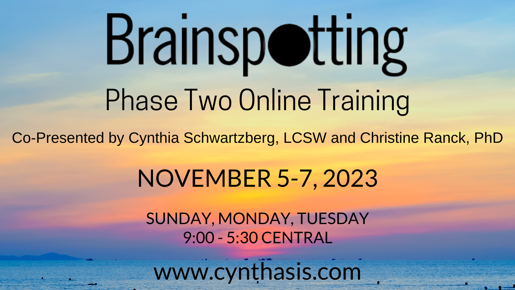 Brainspotting Phase Two November 5 7 2023 Cynthasis